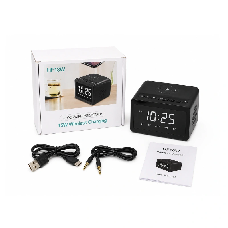 Zestaw głośnika Bluetooth HF18W z kablami USB-C i AUX